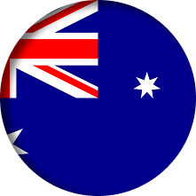 Bandera circular de Australia — visa australiana desde Chile con Global Visa Center